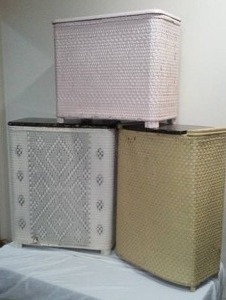 lot 509 image: Vintage Clothes Hampers.