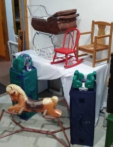 lot 512 image: Vintage Wonder Horse, Pack- N- Plays (2), Buggy And More.