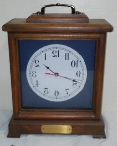 lot 529 image: Norwegian Clock. 14 T X 11W X 4 D.