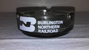 lot 562 image: Burlington Northern Railroad BNR Ashtray.