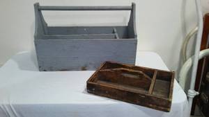 lot 591 image: Wood Toolboxes.