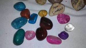 lot 612 image: Polished Rocks & Prayer Rocks.