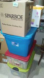 lot 621 image: Books (3 Totes And More)
