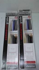 lot 644 image: Double Hang closets Bars (2)