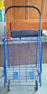 lot 708 image: Collapsible Shopping Cart Great