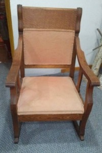 lot 760 image: Antique Rocking Chair.