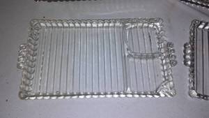 lot 788 image: Glass Luncheon Trays - Vintage  8.
