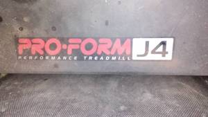 lot 801 image: Pro-Form J4 Treadmill  Working.