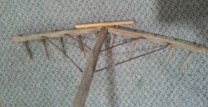 lot 803 image: Vintage Wood Hay Rake.