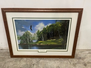 lot 99 image: Signed Golf picture