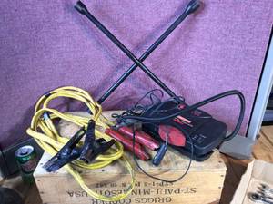 lot 49 image: Jumper Cable - Tire Iron - Inflator