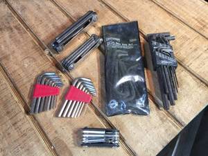 lot 84 image: Variety Hex Key Sets