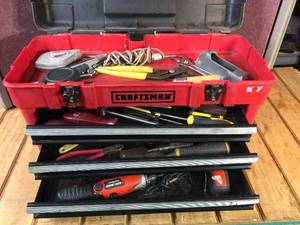 lot 88 image: Craftsman Tool Box with Drawers - Variety Tools