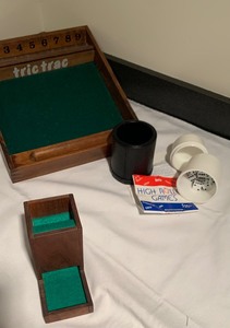 High Roller Bar Games,Tric Trac Board, Shakers and Dice