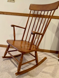 Vintage Wooden Rocking Chair