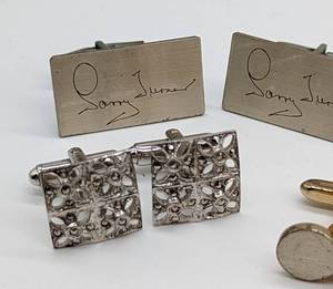Mens Sterling Silver Cufflinks