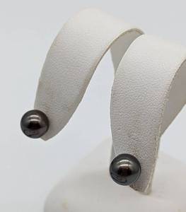 Peacock Color Pearl Jewelry Set with 14k Gold Clasps