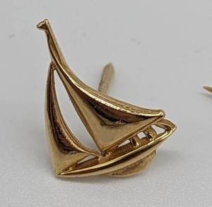 Pair of Miniature 14k Gold Pins