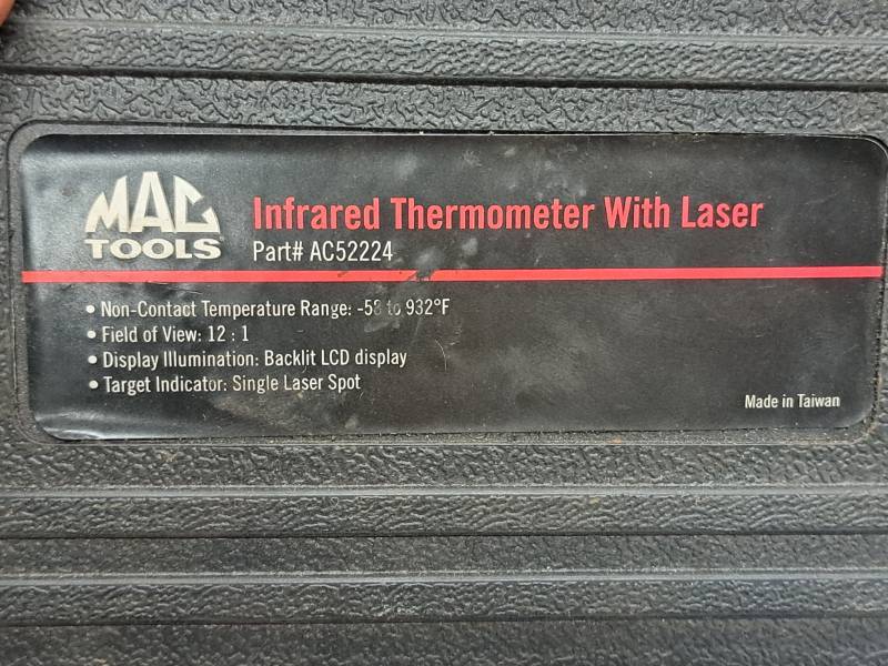 Infrared Thermometer with Target Laser - AC52224