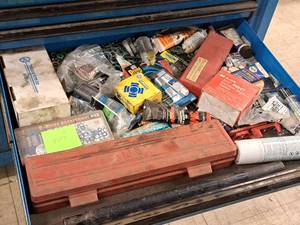 lot 827 image: Lot of (1 Drawer) Hand Tools - Coil Thread Repair Pack, O-Rings, Sealants, Sockets
