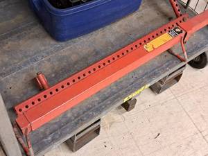 lot 832 image: AP Engine Transverse Bar with Support Arm 5820