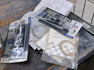 lot 907 image: Misc. Gaskets, (2) Ultra Black Gasket Makers