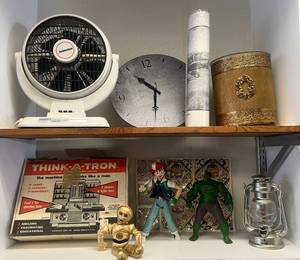 lot 46 image: Misc. Vintage Toys & More Including Vintage Hasbro Think-A-Tron