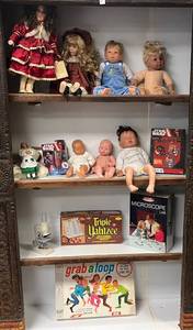 lot 61 image: Misc. Creepy Dolls & More