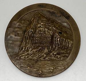 lot 72 image: Vintage PRUDENTIAL INSURANCE CO. 50th Anniversary Commemorative 1925 Bronze Medal 3