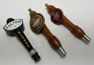 lot 99 image: Misc. Vintage Beer Taps Including Fulton & More