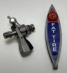 lot 105 image: Vintage Fat Tire & Guinness Beer Tap