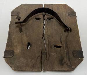 lot 126 image: Antique Wooden Horse Bog She