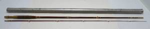 lot 146 image: Vinttage Heddon Pal # 8407 Mark III 8 12 Fly Rod With Protective Sleeve & Metal Tube