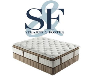 lot 3 image: Stearns & Foster Lux Estate Collection Luxury Plush 14 Queen Pillow Top Mattress