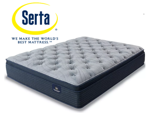 lot 4 image: Serta Luxe Grandmere 14 Plush Pillow Top Queen Mattress