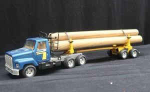 TOY CARS, ERTL SEMI TRUCK PLUS TRAILER, AND MORE