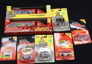 CARTOON NETWORK NASCAR SEMI AND TRAILERS WITH OTHER CARS