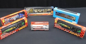 RACING CHAMPIONS 164 SCALE SEMI TRUCKS WITH TRAILER