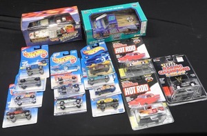 VARIETY OF TOY RACING TRUCKS