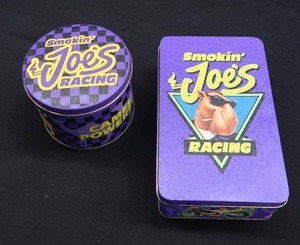 SMOKIN JOES RACING LIGHTER AND CIGARETTE CASE