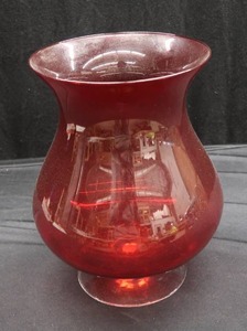 PARTYLITE RUBY RED CANDLE LAMP