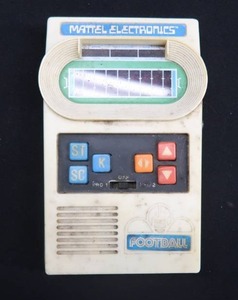 MATTEL ELECTRONICS FOOTBALL GAME, 1990 CRAYOLA COLLECTORS COLORS, AND KNICKER KNOCKERS