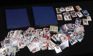 NHL CARDS INCLUDES 2 CARD HOLDING BINDERS
