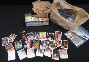 NBA COLLECTORS CARDS WITH PLASTIC SLEEVES