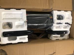 lot 21 image: Mr. Heater 30,000 BTU Vent Free Blue Flame Propane Icehouse Space Heater - Black Customer Returns See Pictures