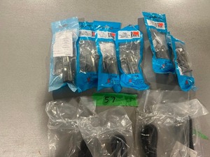 lot 57 image: 4) 6WAY RD W4WAY FLAT 48,  6) 7 WAY CONNECTOR PLUGS