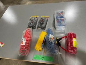 lot 34 image: AIR LINE COILS & AIR HOSE KITS