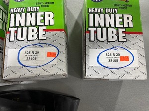 lot 84 image: 5 HEAVY DUTY INNER TUBES 825 R 20