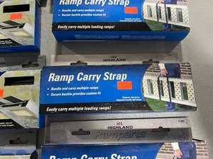 lot 86 image: RAMP BUMPERS & RAMP CARRY STRAPS