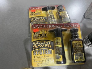 lot 151 image: PREDATOR, HOG, ELK, & BEAR BOMB ALONG WITH SCENT SAVER HUNTING